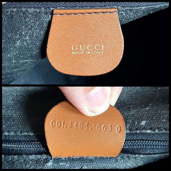 GUCCI Rare Vintage Blue Checkered Scarf Print Shoulder Bag - Picture 10 of 16